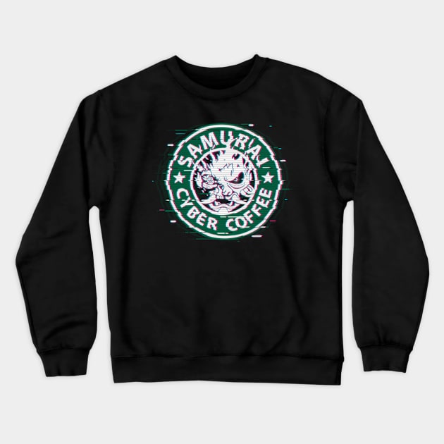 Samurai Coffee Crewneck Sweatshirt by Getsousa